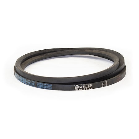 D&D SPA2282 Metric V-Belt, 2282mm Outside Length, 13 mm Top Width, 10 mm Thickness, 1 Ribs SPA2282